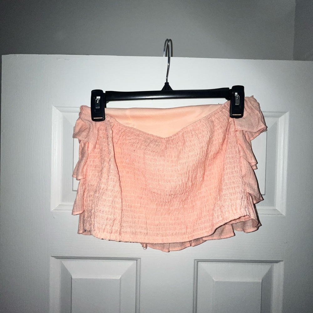 Pink Ruffled Tube Top - Picture 2 of 2